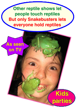 kids reptile party Melbourne Victoria